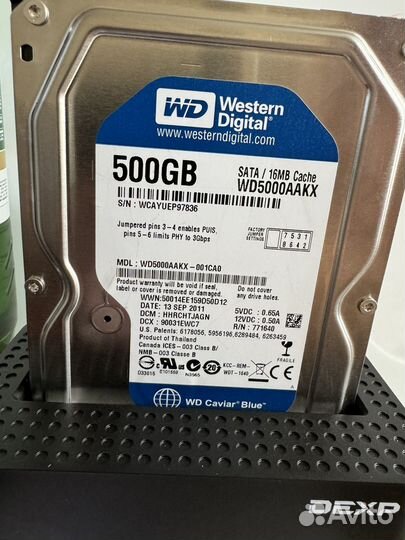 Жесткий диск WD Blue 500Gb