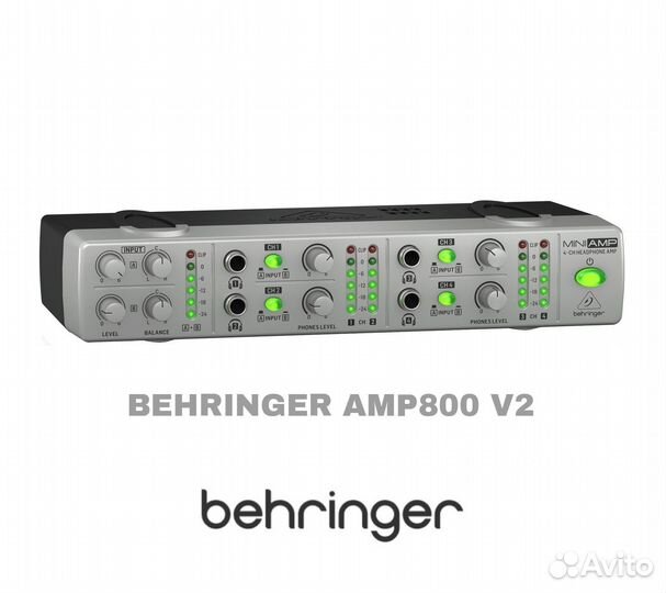 Behringer AMP800 V2 микшер для наушников