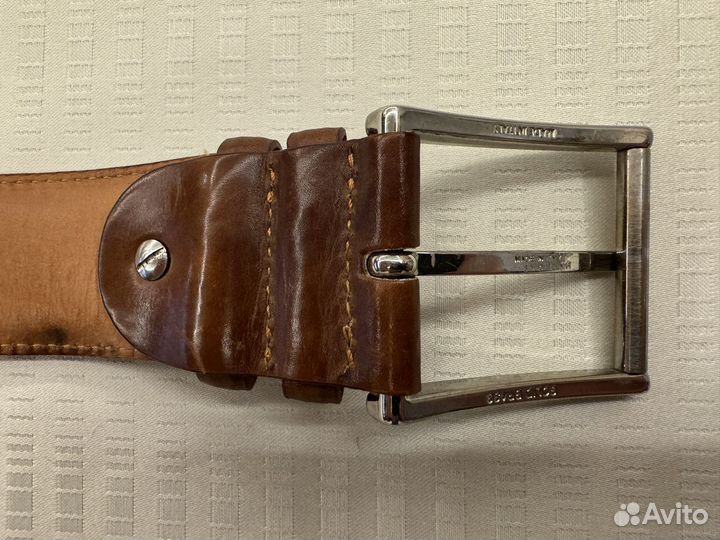 Ремень мужской натуральная кожа италия 109 см