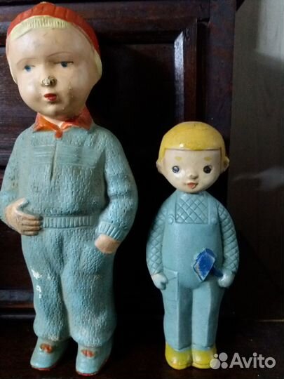 Резиновые игрушки пищалки СССР