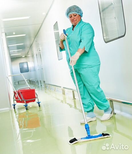 Требуется уборщица санитарка