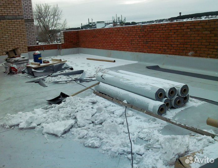 Монтаж пвх мембраны