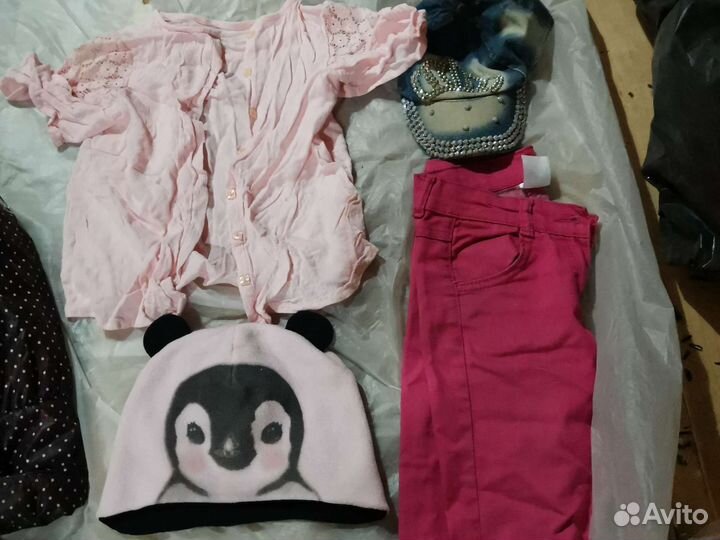 Вещи пакетом на девочку 122 р