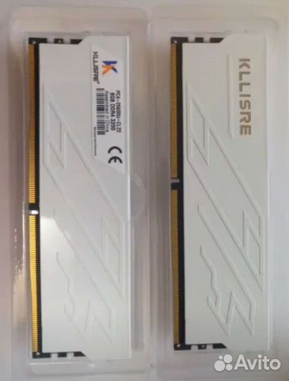 DDR 4 Kingston 32gb, Kllisre 16 gb 3200 радиатор