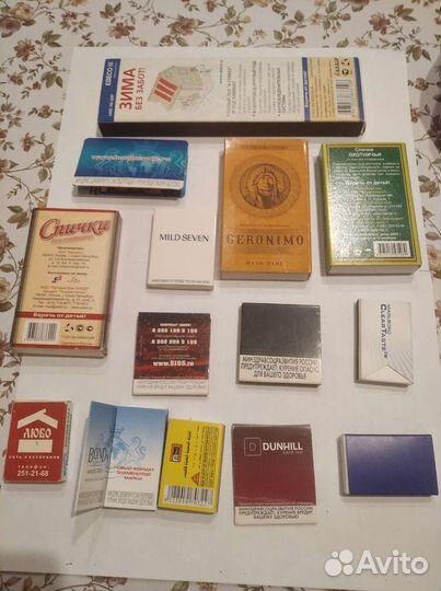 Коллекция спичек, спичечных коробков