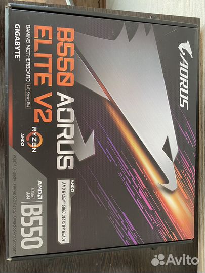 Материнская плата am4 b550 gigabyte aorus elite v2