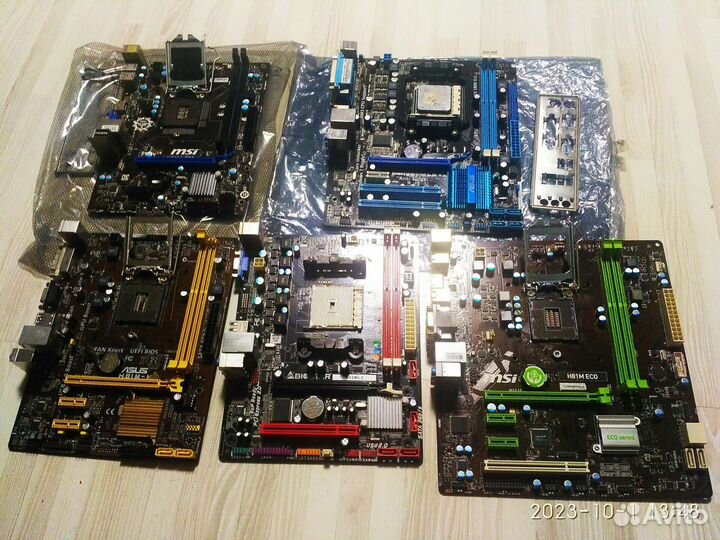 5 материнских плат