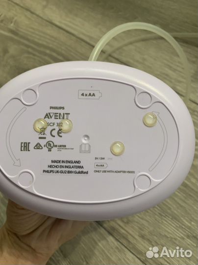 Молокоотсос avent электрический