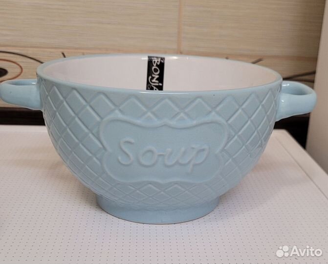 Новый набор бульонниц, керамика