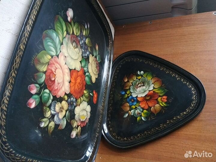 Подносы жостово СССР