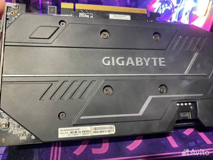 Видеокарта gtx 2060 6gb gigabyte