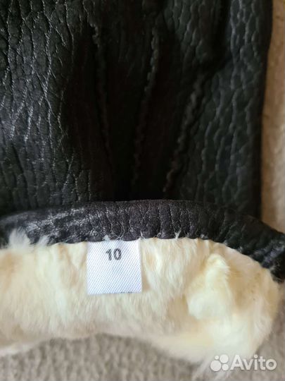 Перчатки зимние на натуральном меху.Италия