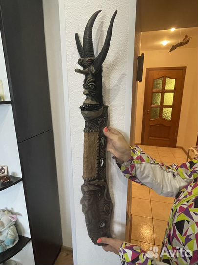 Мачете-маска в инкрустированных ножнах, Ю.Америка