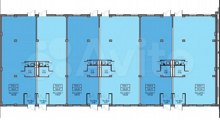Торговая площадь, 192 м²