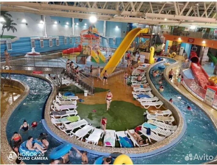 Посещение аквапарка