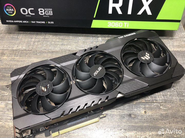 Видеокарта rtx 3060ti asus tuf 8gb
