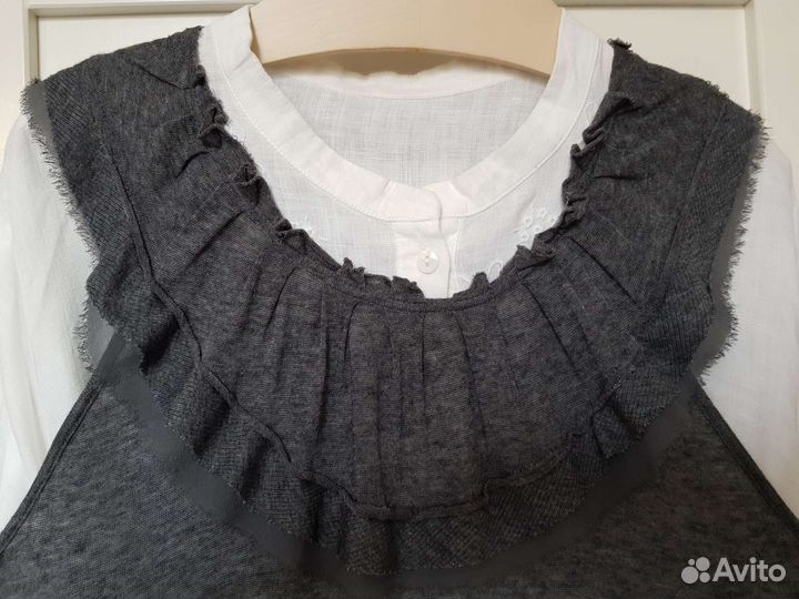 На 50-52 платье Banana Republica шерсть шелк