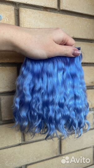 Волосы трессы для кукол из козы