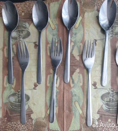 Набор ложек и вилок Икеа