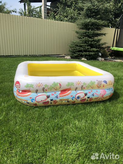 Детский надувной бассейн intex