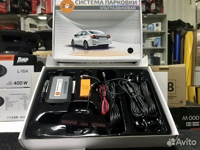 Парковочный радар SVS LED-088 4 датчика