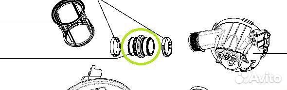 Патрубок тэна посудомойки Gorenje, Korting, Midea