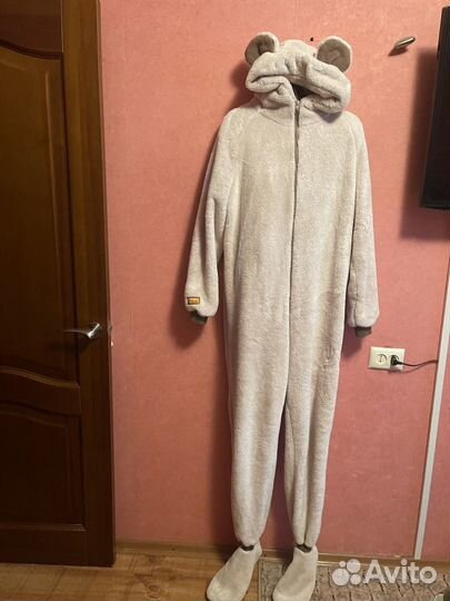 Комбинезон слитный медведь