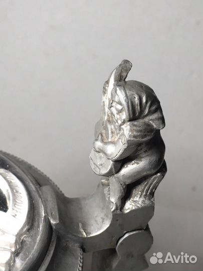 Пивная кружка большая чертик и музыкант