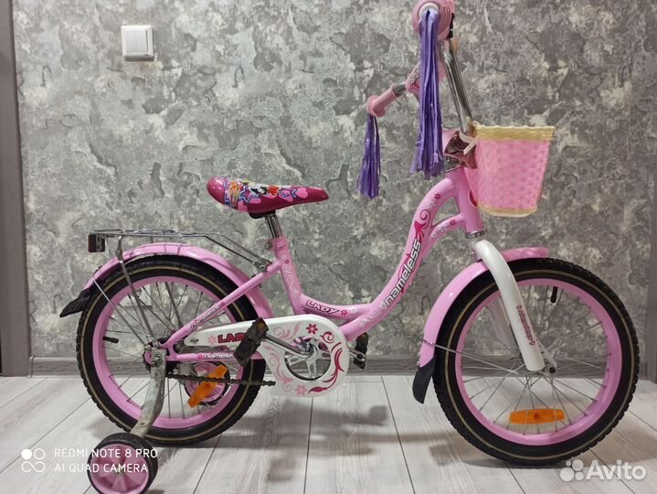 Детский велосипед 16 для девочки