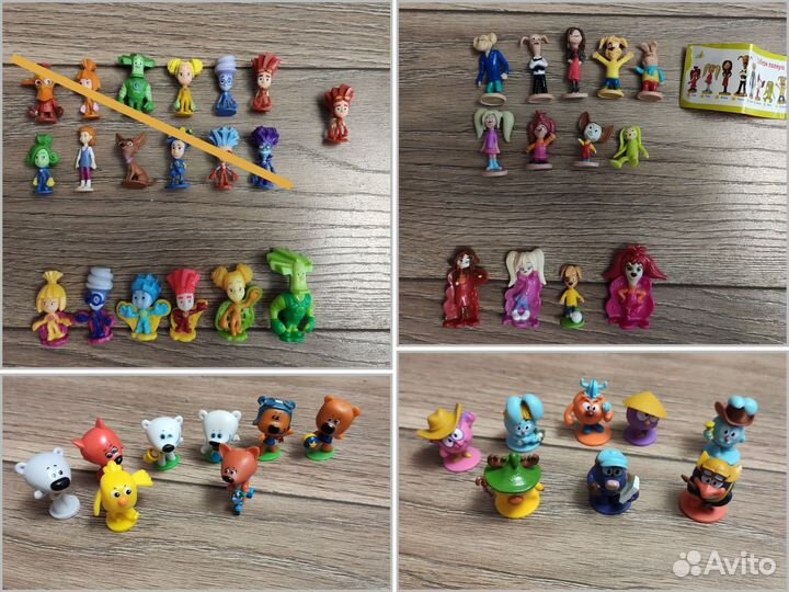 Игрушки Киндер чупа-чупс - наборы