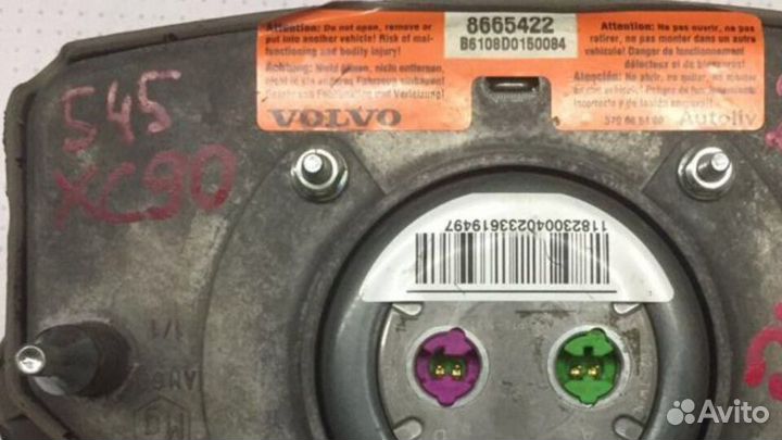 Подушка рулевого колеса Вольво Volvo XC90