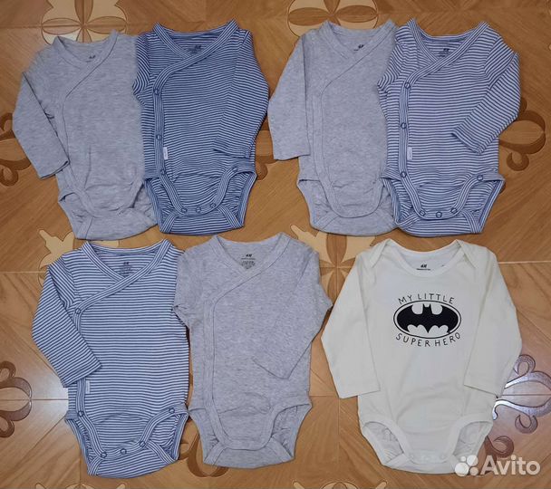Р.56-104см.H&M боди, джинсы, свитшоты, рубашки