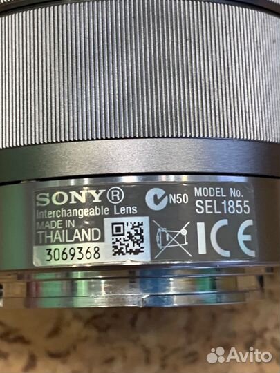 Объектив sony 18 55