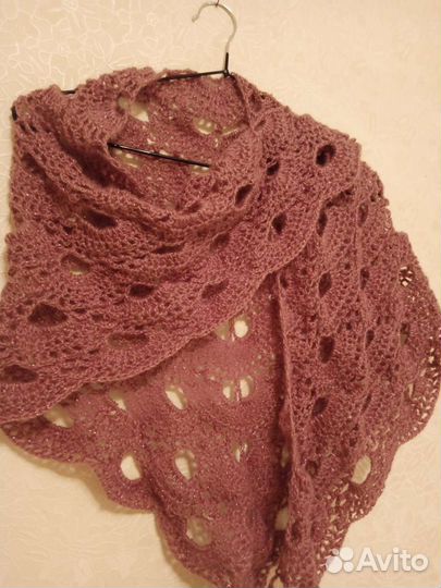 Платок шаль ручная работа