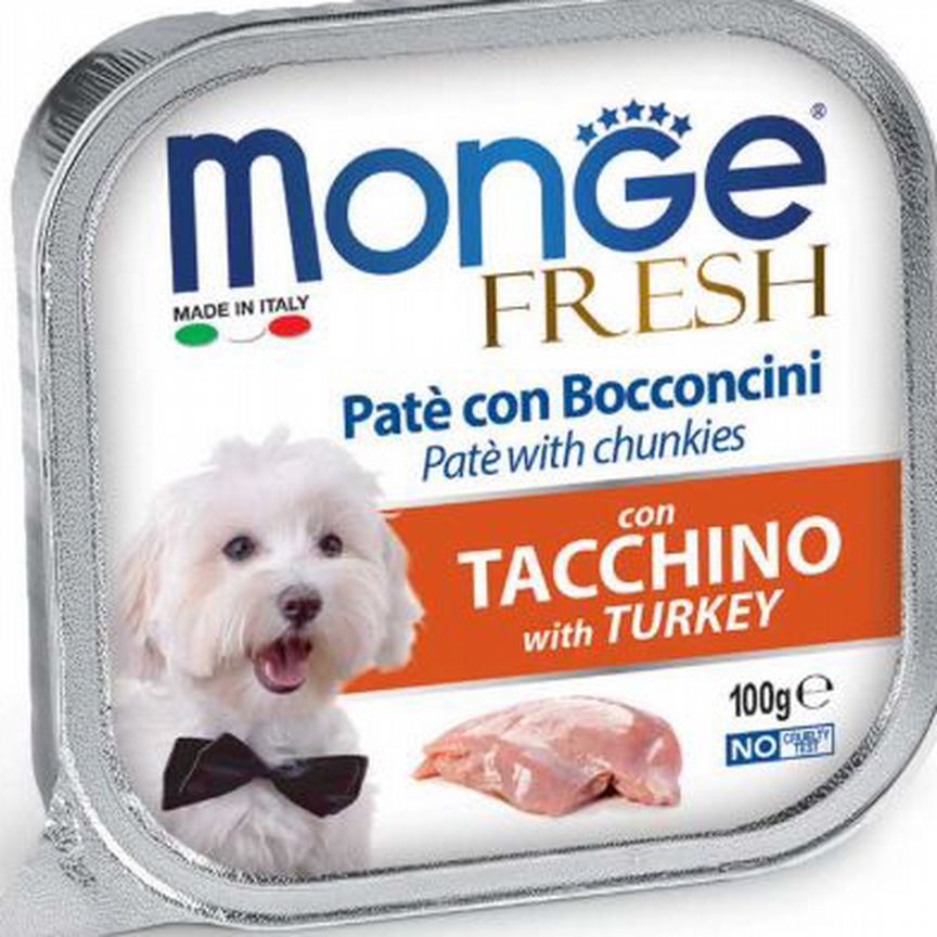 Корм для собак Monge Fresh Pate (Индейка) 100 г