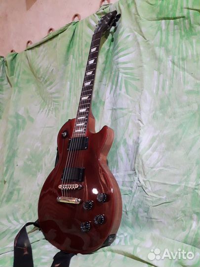 Gibson les paul LPJ цвет махагон (бывший gold top)