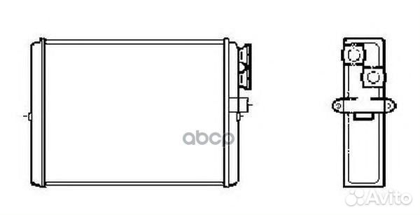 Радиатор отопителя volvo XC90 2.4D 02- 53559 NRF