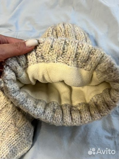 Комплект шапка и шарф для девочки