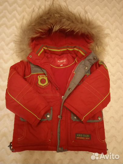 Костюм зимний kiko, рост 104