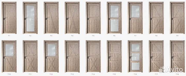 Межкомнатная дверь Т11