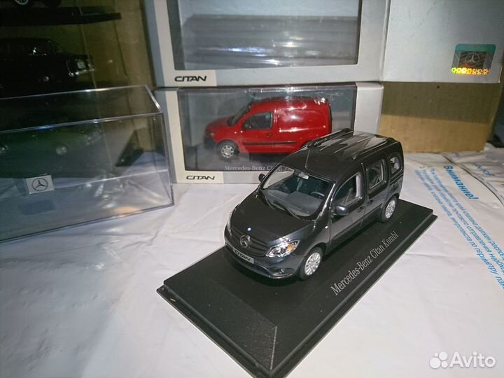 1/43 Mercedes-Benz Citan Kombi Tenorite gray metal