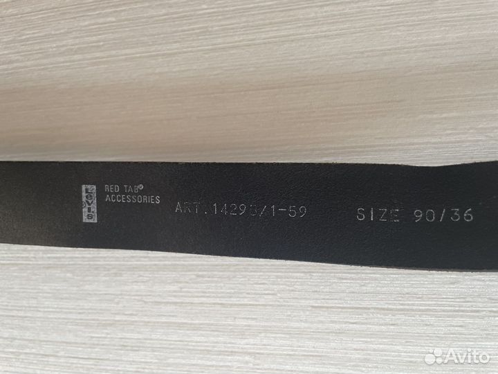 Ремень кожаный Levis