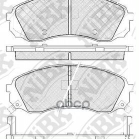 Колодки торм.пер. hyundai H1 Grand StarEx 07-;KIA