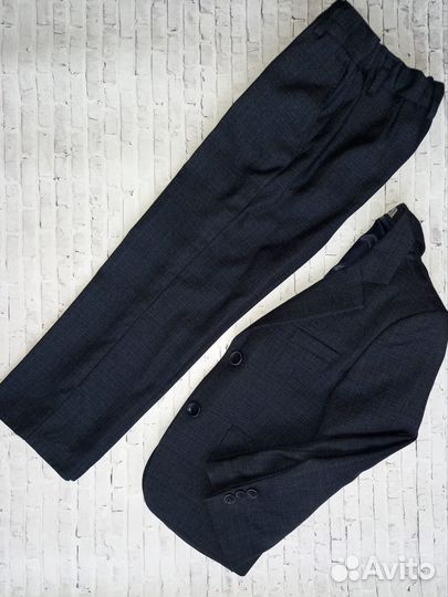 Школьный костюм для мальчика 122 синий