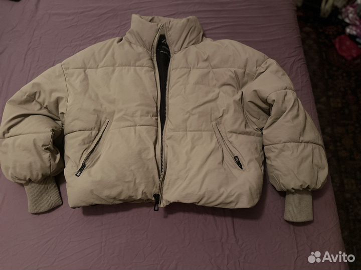 Куртка пуховик zara p. 42-46