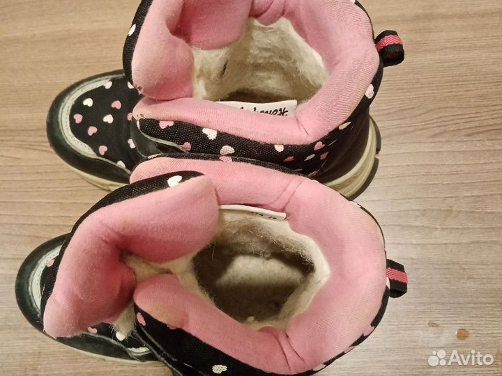 Ботинки зимние для девочки 28 размер