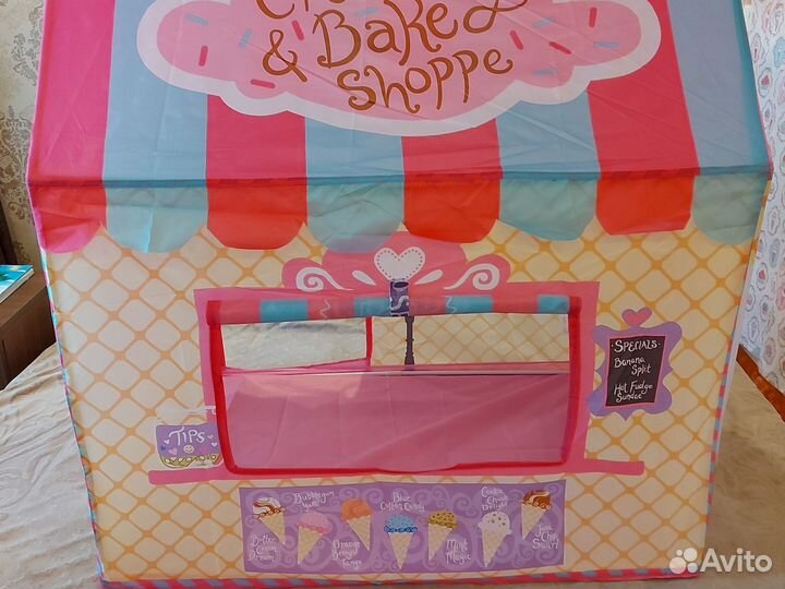 Детская игровая палатка домик + коврик