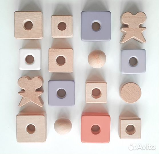 Игрушки из натурального дерева. Ручная работа)