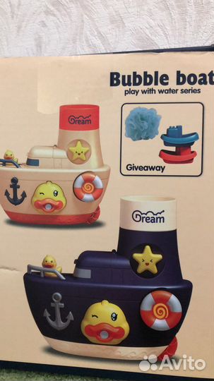 Корабль игрушка в ванну новая