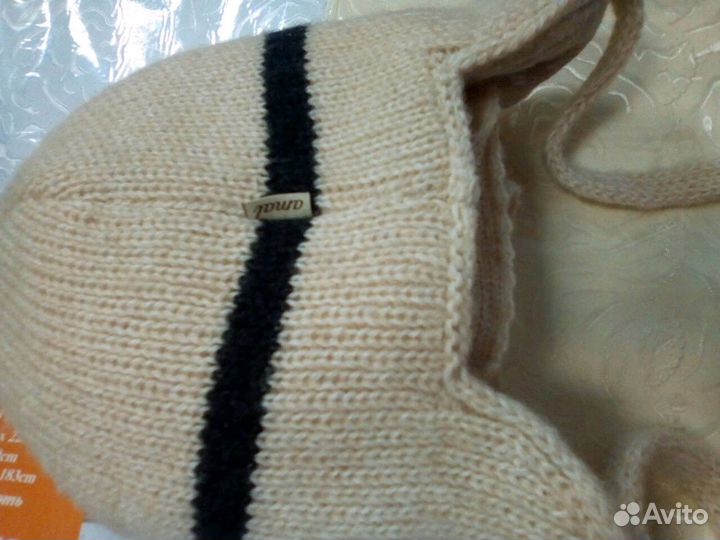 Новый зимний комплект шапка+шарф